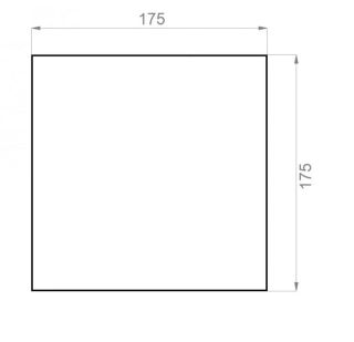 Накладка для вентилятора BETTOSERB 110150WG белое стекло